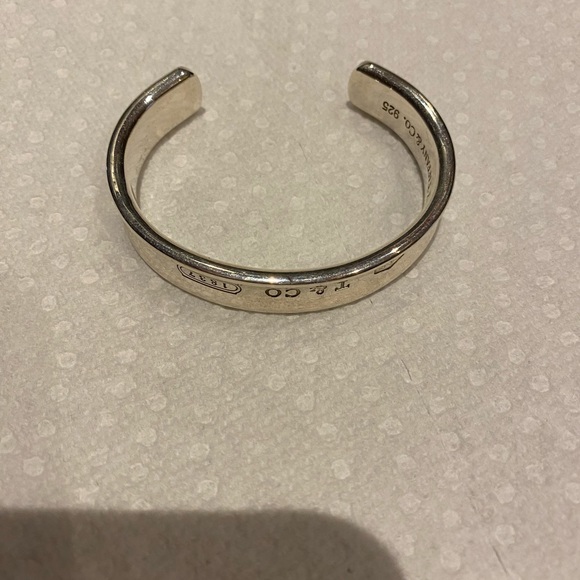 Tiffany & Co. Sterling Silver Estate 1837 Cuff Bracelet - Picture 8 of 14